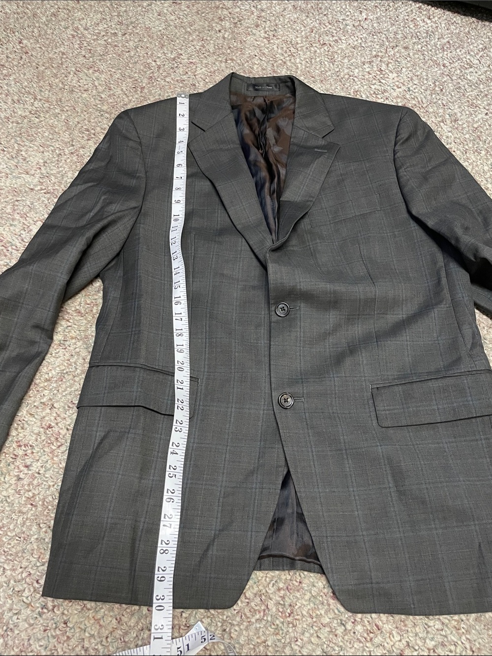 Michael kors Men's grey striped Two-Button Suit - new - Picture 7 of 11